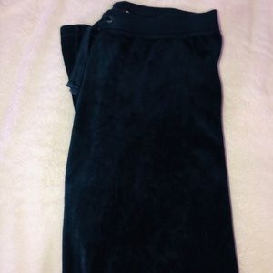 Juicy couture navy velour pants sz 14 juniors